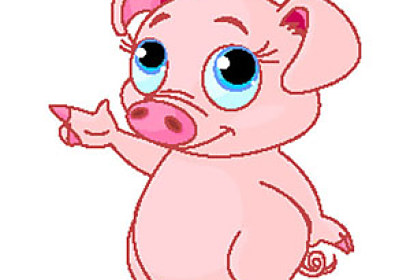 Fototapeta Pink Pig 5116